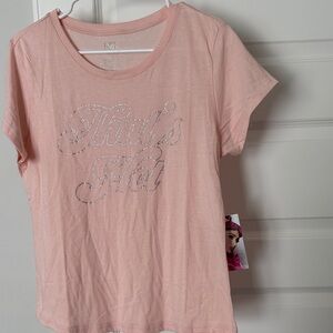 Paris Hilton Pink "That's Hot" Rhinestone Tee Tank Top
